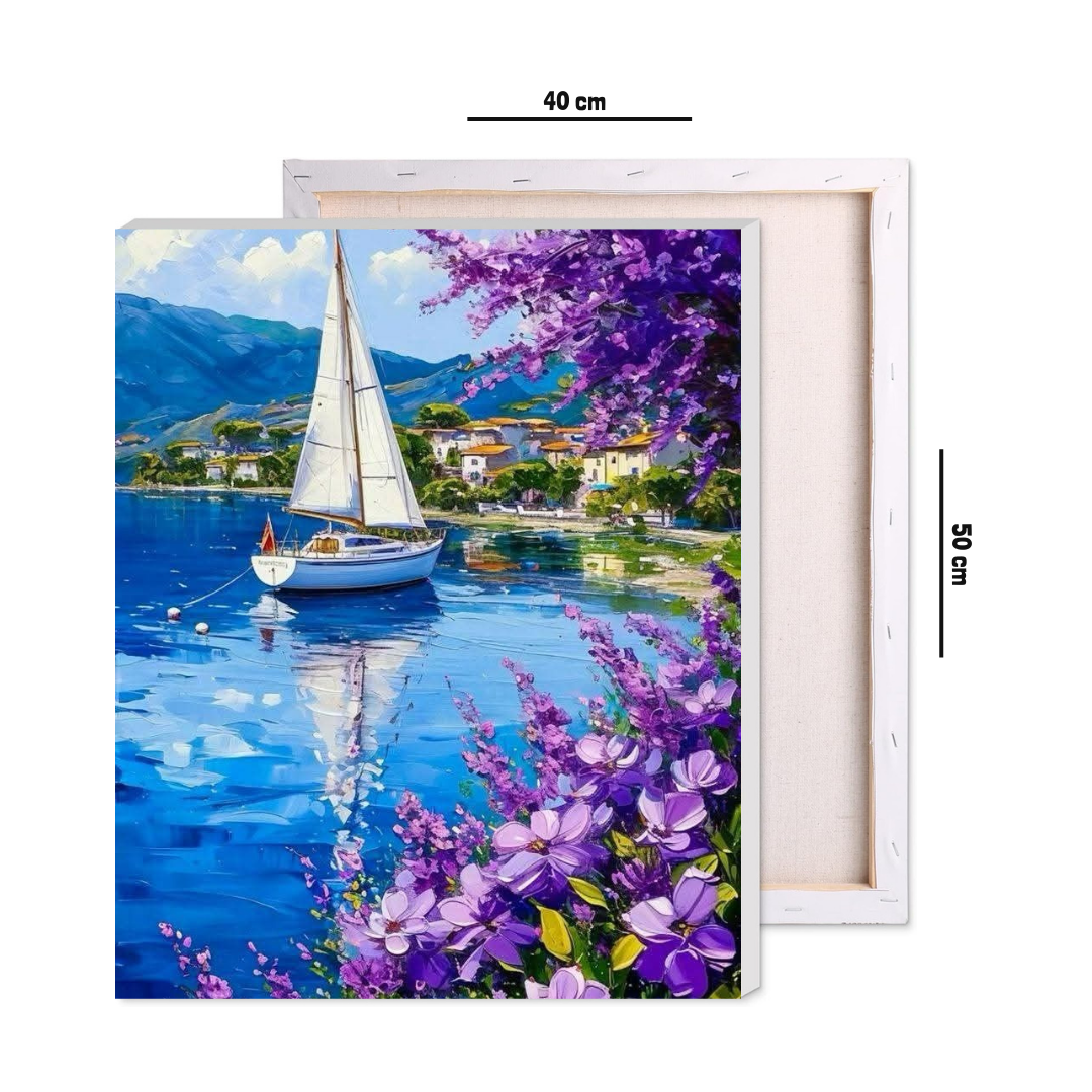 Lavender Lake Escape Paint by Number Jumbo Kit