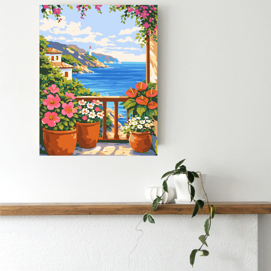 Bloom & Blue Views Paint by Number Kit