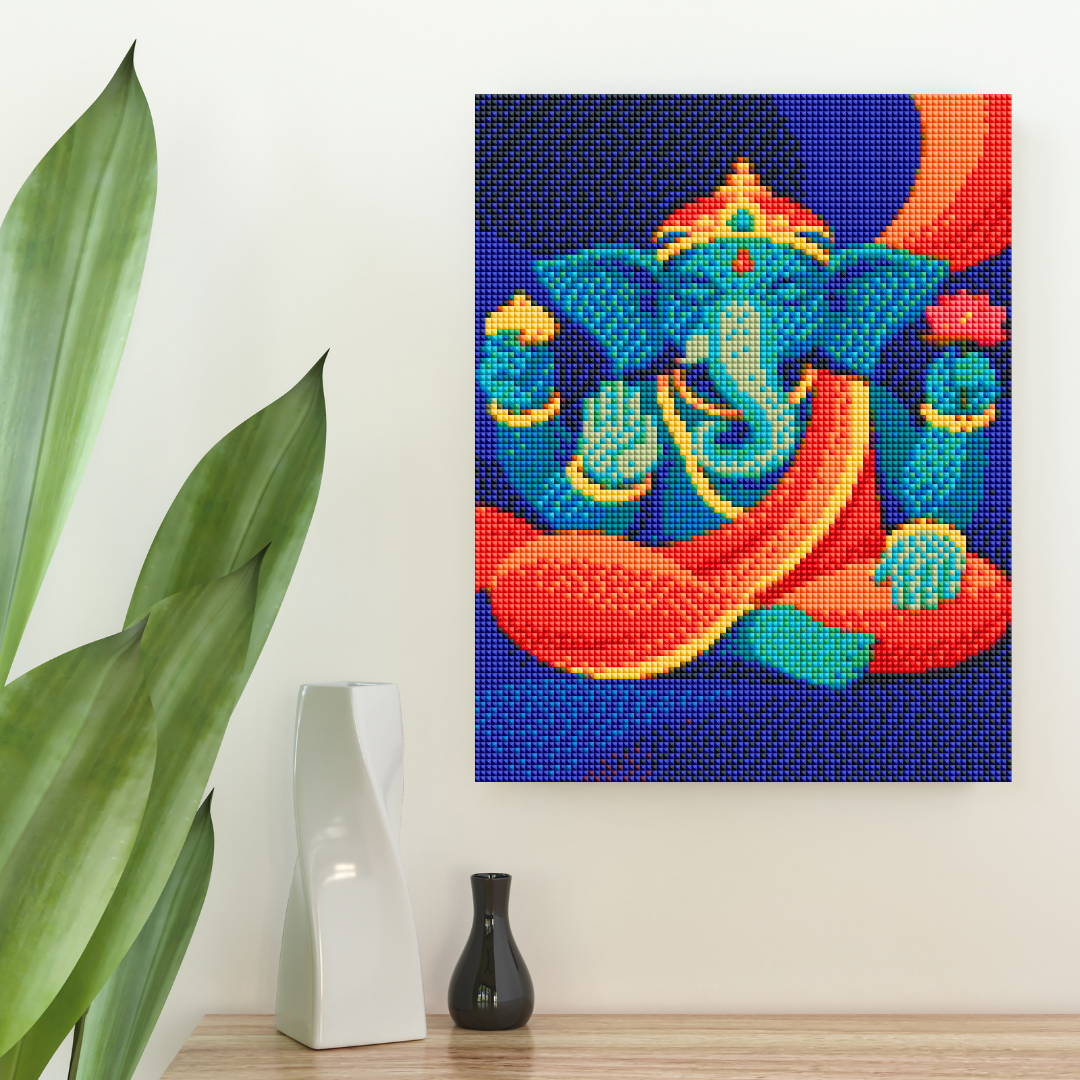 Ganesha Glow Diamond Painting Kit