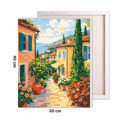 Italian Town Paint by Number Kit