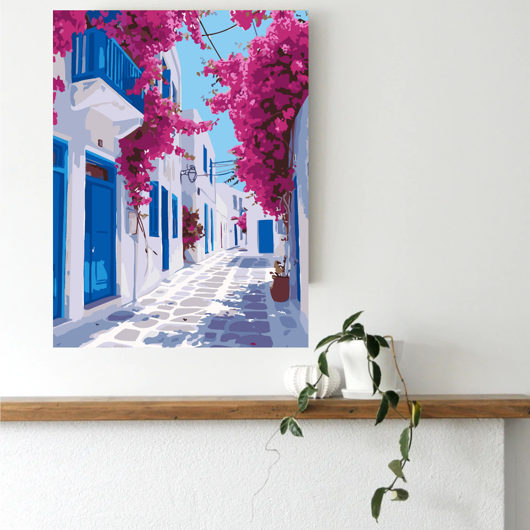 Mediterranean Escape Paint by Number Jumbo Kit