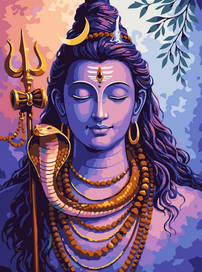 Shiva Divine Calm Paint by Number Kit
