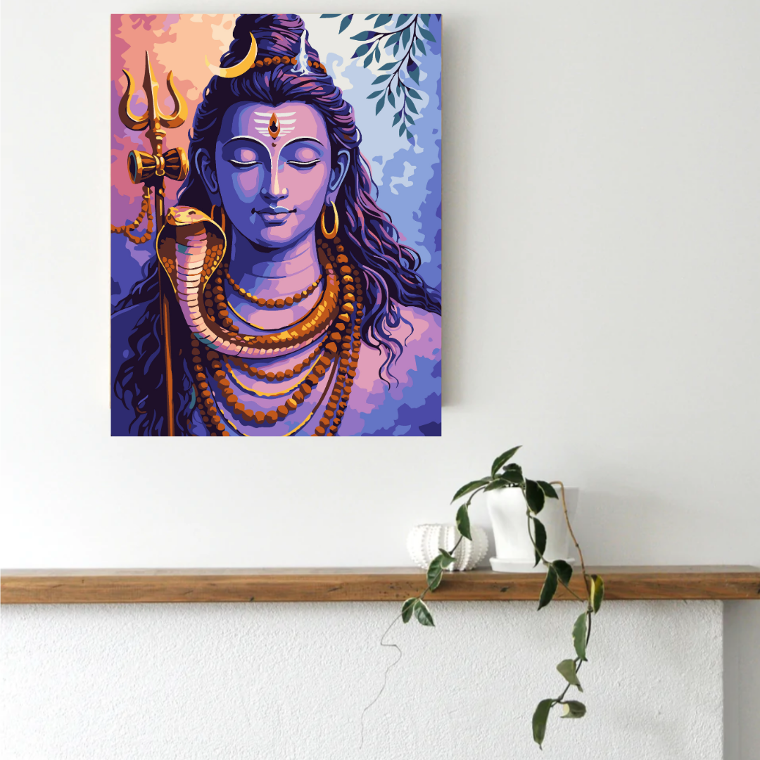 Shiva Divine Calm Paint by Number Kit
