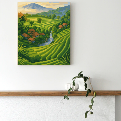 Hanging Gardens Paint by Number Kit