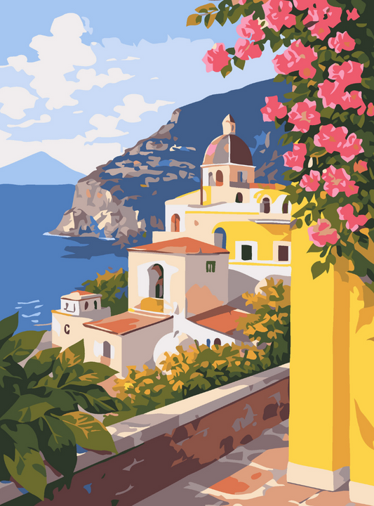 Coastal Riviera Paint by Number Kit