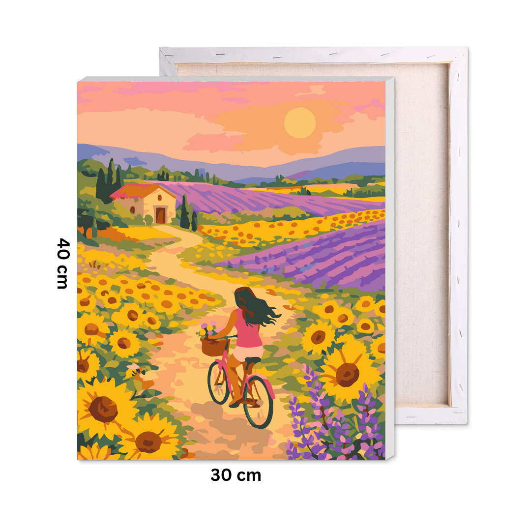 Sunflower Dreamride Paint by Number Kit