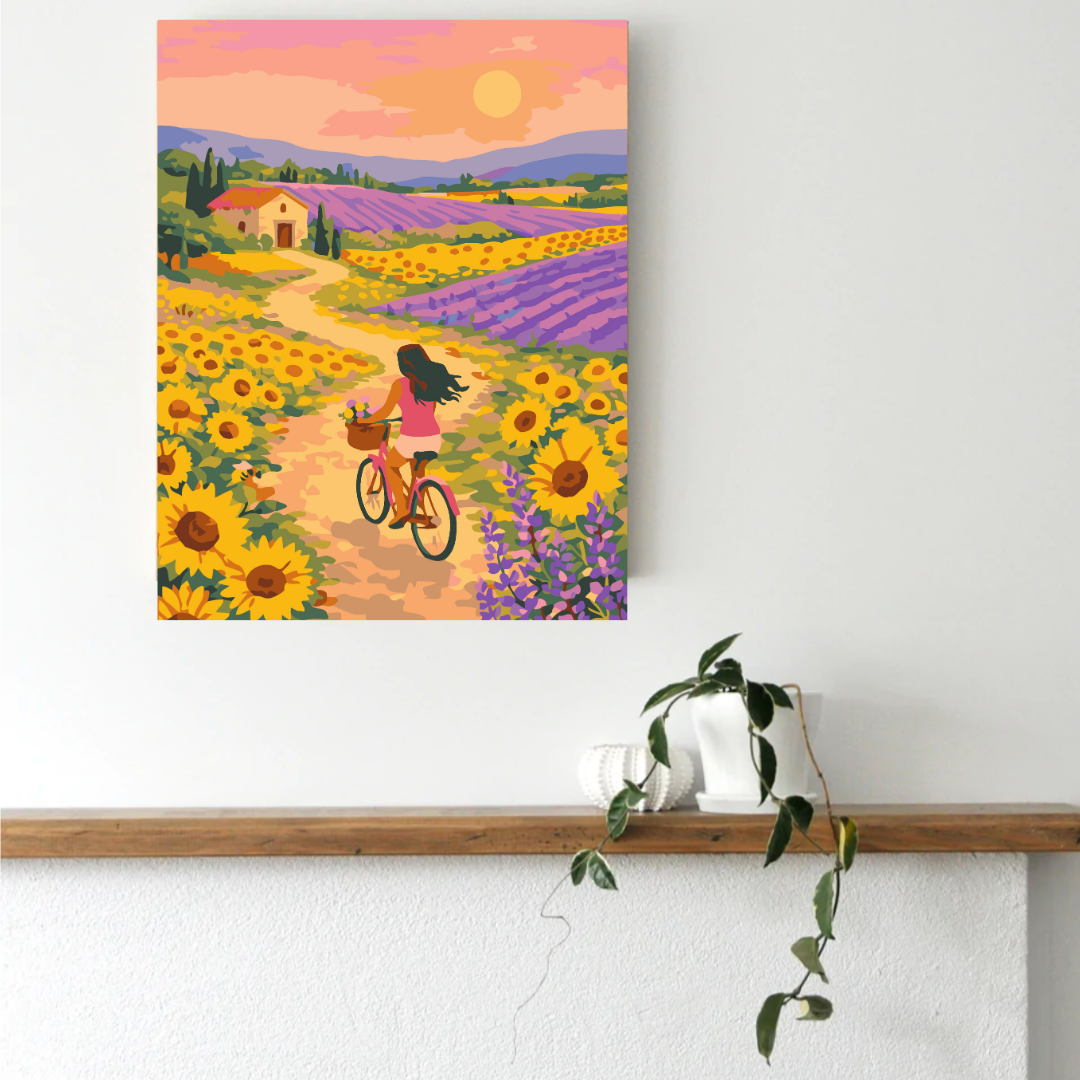 Sunflower Dreamride Paint by Number Kit