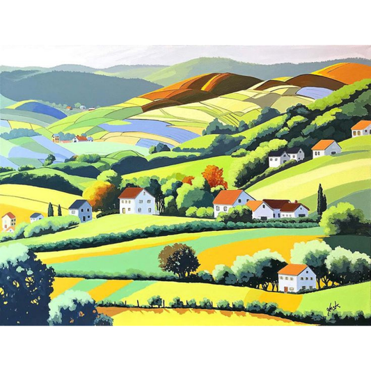 Rolling in the Countryside Paint by Number Jumbo Kit