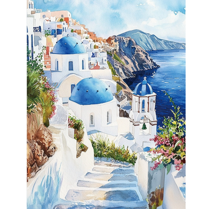 The Mediterranean Watercolour Painting Book Kit
