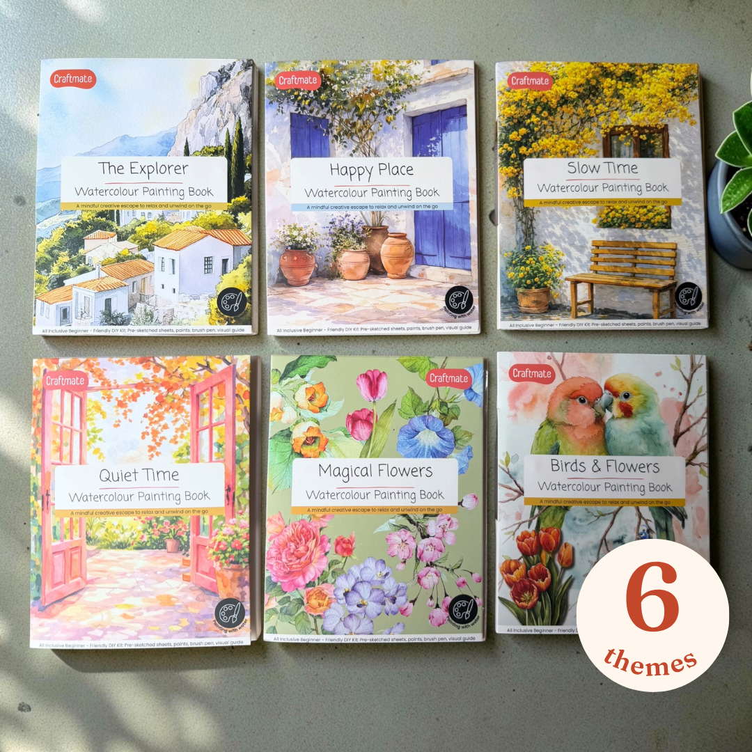 The Explorer Watercolour Mini Painting Book