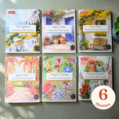 The Explorer Watercolour Mini Painting Book