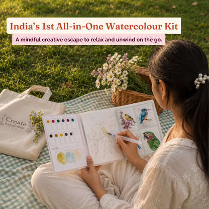 The Explorer Watercolour Mini Painting Book
