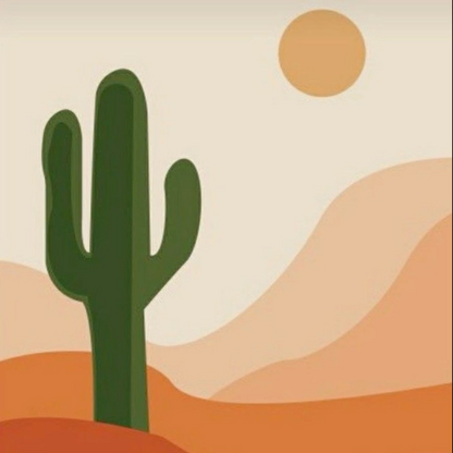 Desert Doodles Paint by Number Kit