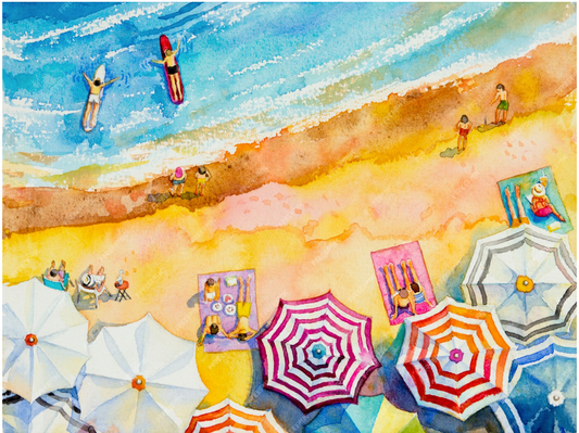 Best Day at the Beach Paint by Numbers Kit