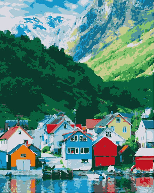 Austrian Holiday Paint by Numbers Kit