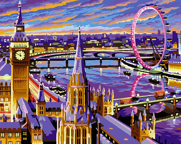 London Calling Paint by Numbers Kit