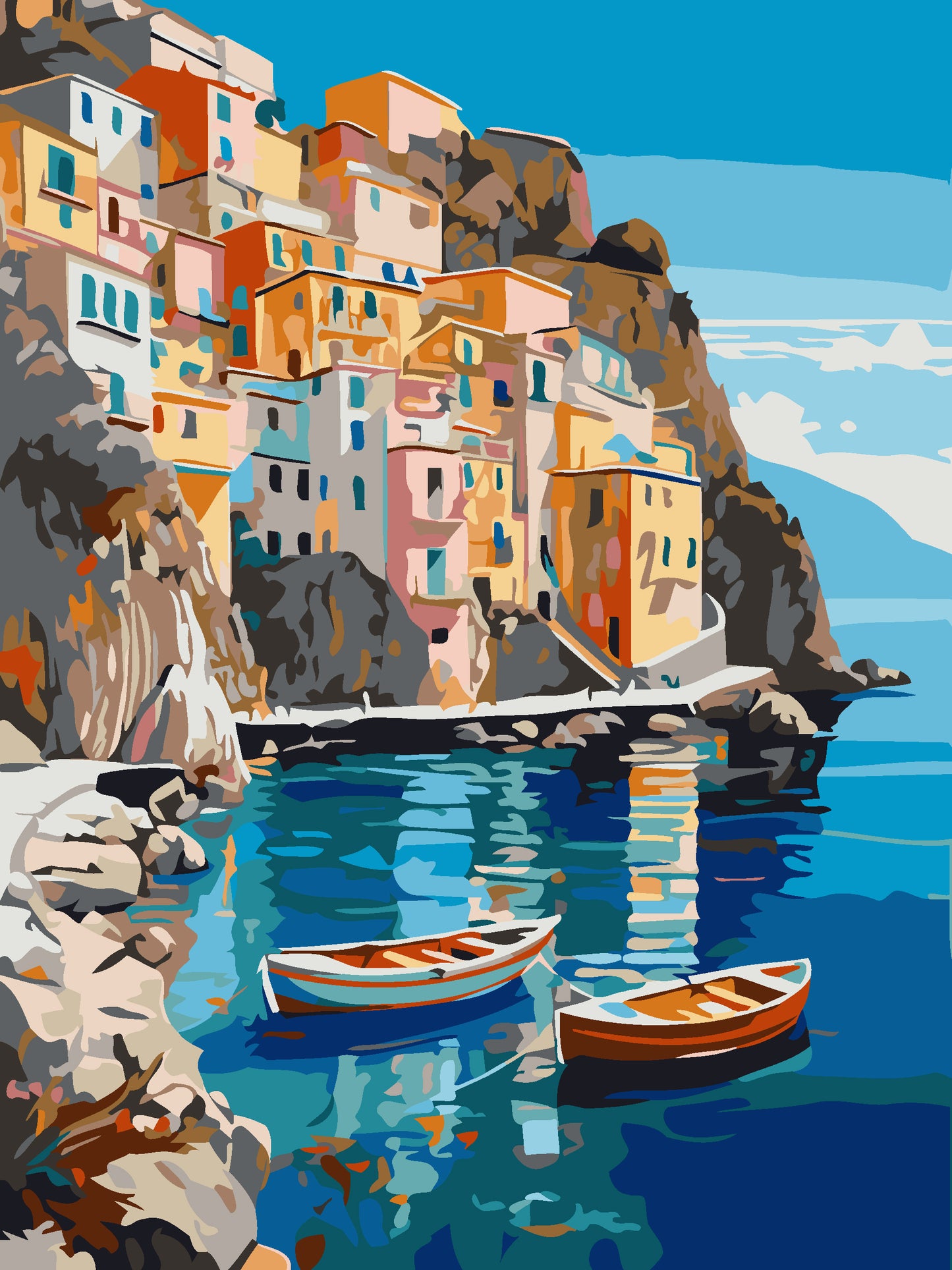 Portofino Paint by Numbers Kit