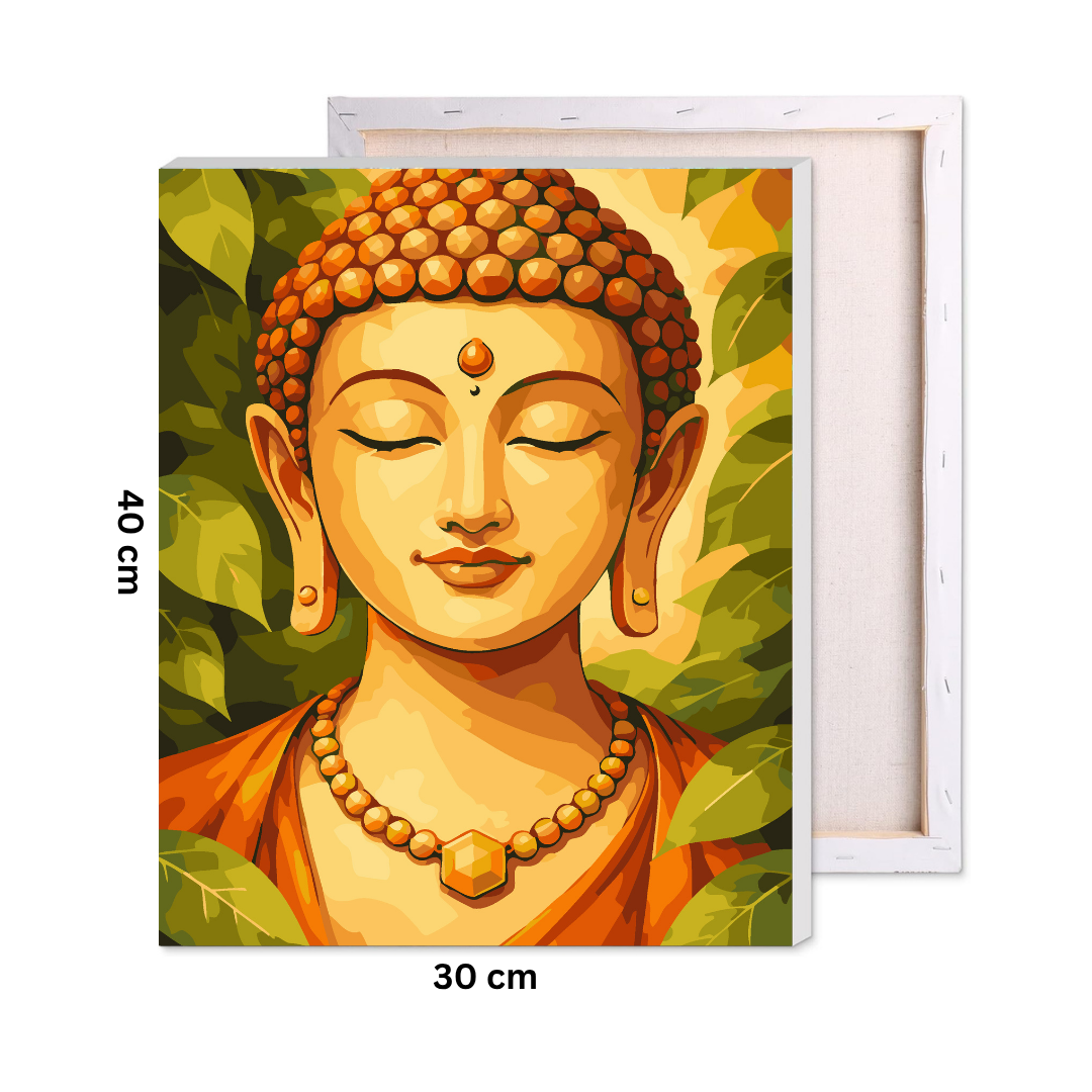 Blissful Buddha Paint by Number Kit