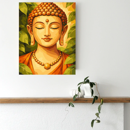 Blissful Buddha Paint by Number Kit