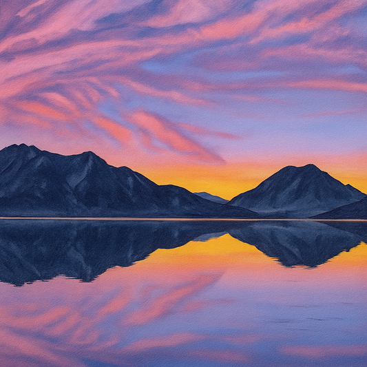 Twilight Reflections Paint by Number Mini Kit