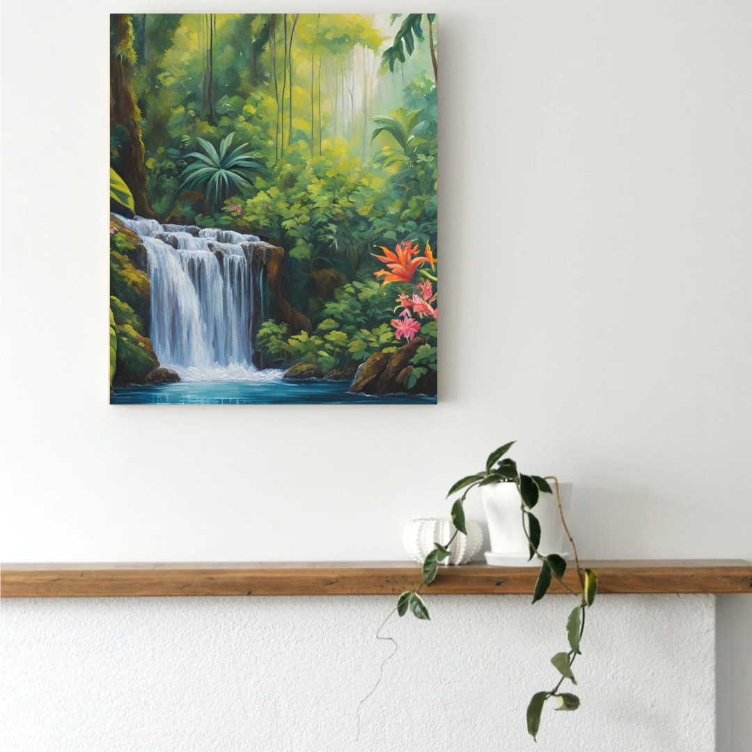 Hidden Falls Paint by Number Kit