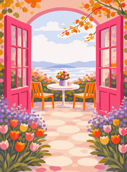 Doorway to Paradise Paint by Number Kit