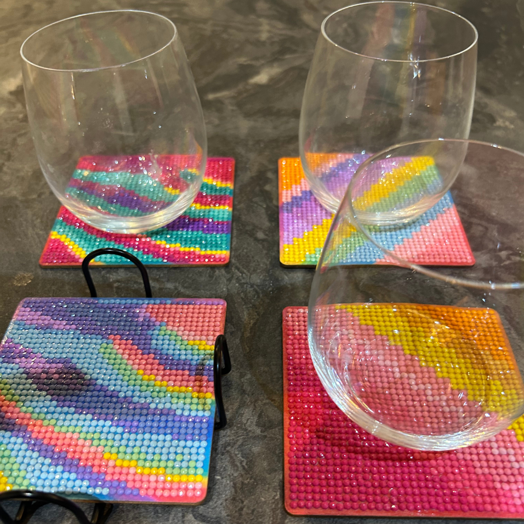 Candy Floss Diamond Coaster Kit