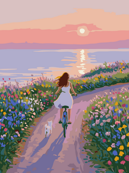 Seaside Ride Along Paint by Number Kit