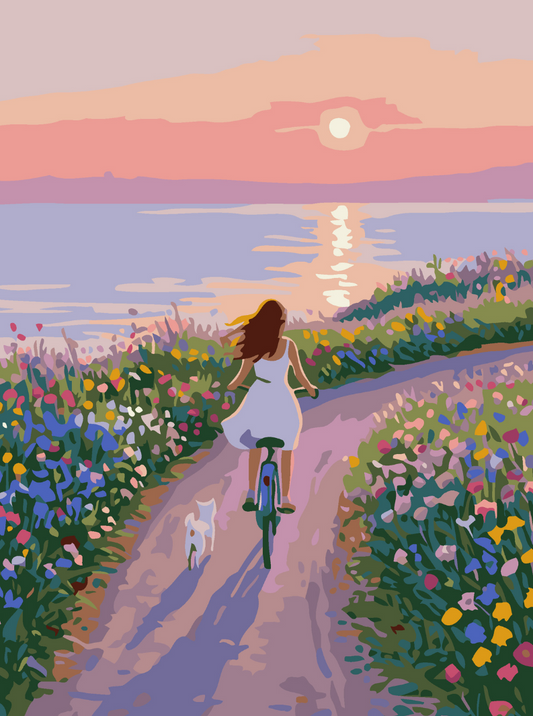 Seaside Ride Along Paint by Number Kit