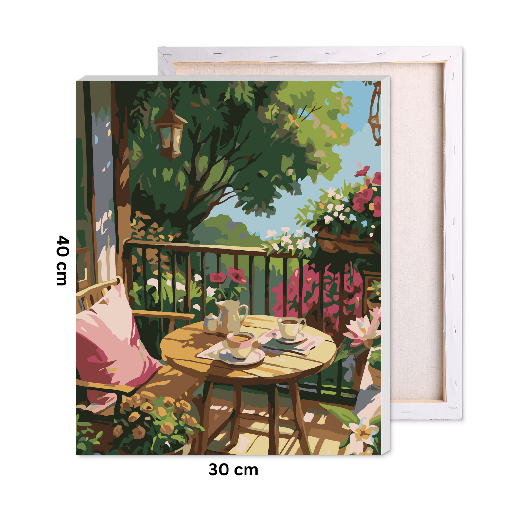 Chai in the Garden Paint by Number Kit