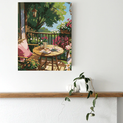 Chai in the Garden Paint by Number Kit