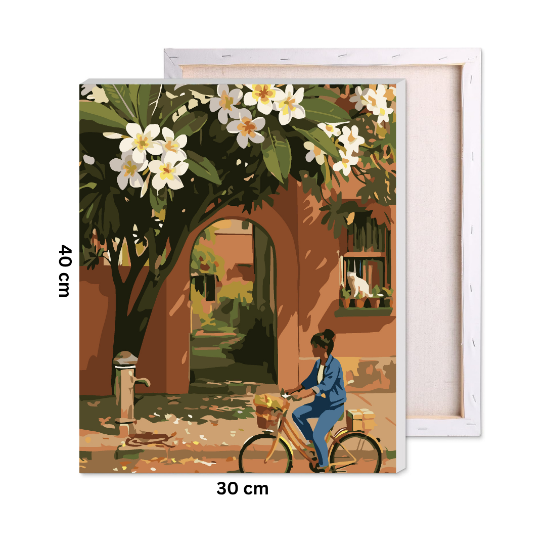 Champa Bloom Ride Paint by Number Kit