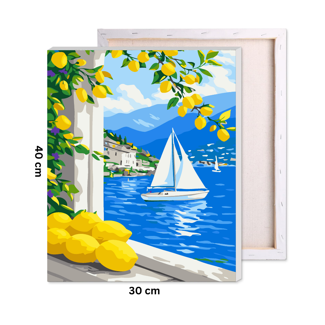 Lemon Summer Fiesta Paint by Number Kit
