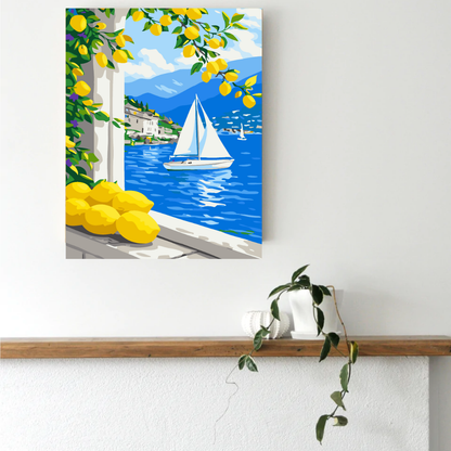 Lemon Summer Fiesta Paint by Number Kit