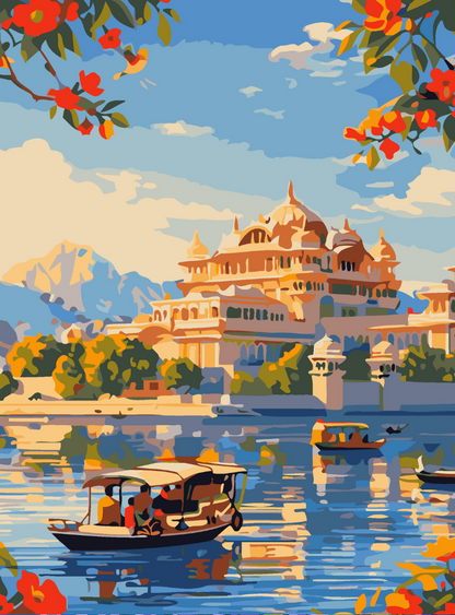 City of Lakes Paint by Number Kit