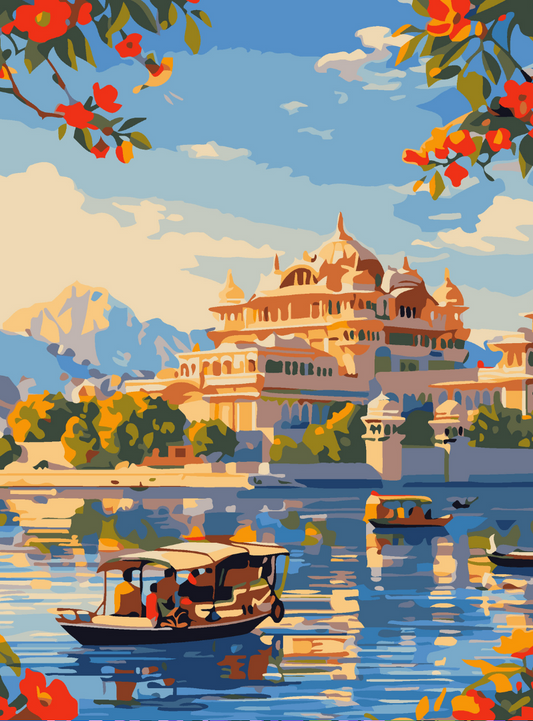 City of Lakes Paint by Number Kit