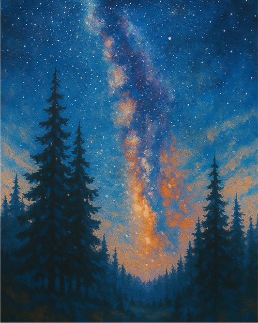Milky Way Paint by Number Kit
