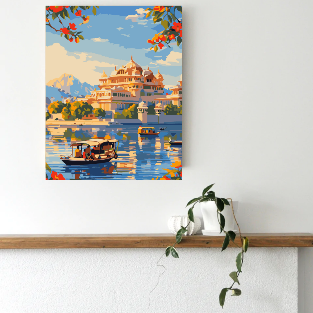 City of Lakes Paint by Number Kit