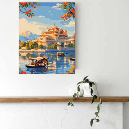 City of Lakes Paint by Number Kit