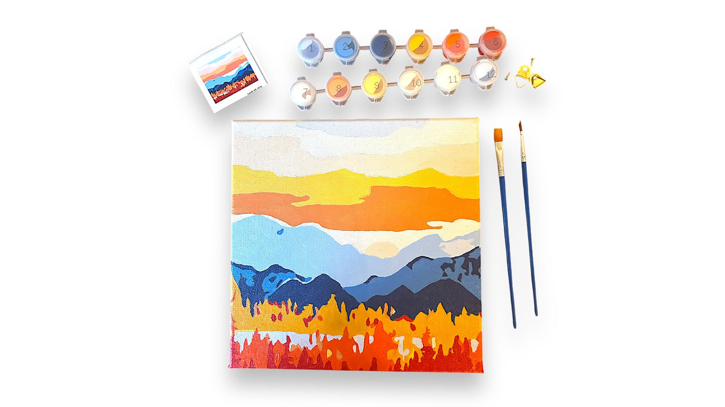 Autumn Wonderland Paint by Number Kit