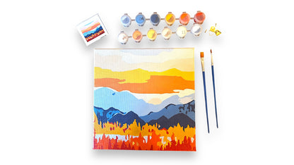 Autumn Wonderland Paint by Number Kit