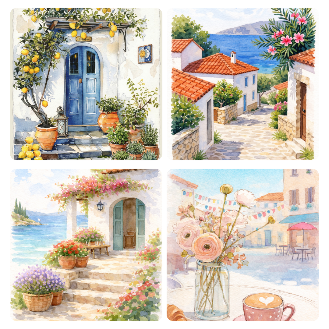Explorer Watercolour Mini Painting Book