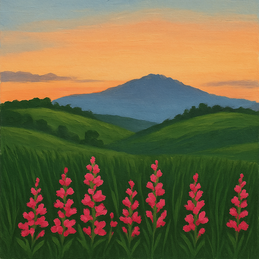 Rolling Hills Paint by Number Mini Kit