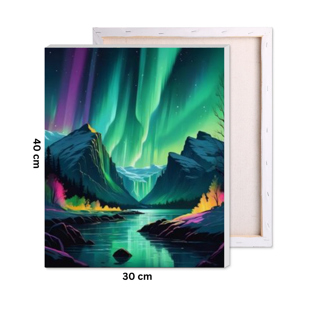 Northern Lights Party Paint by Number Kit