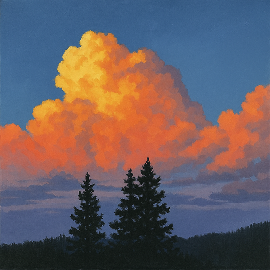 Cloud Crush Paint by Number Mini Kit