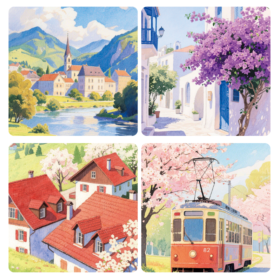 Explorer Watercolour Mini Painting Book