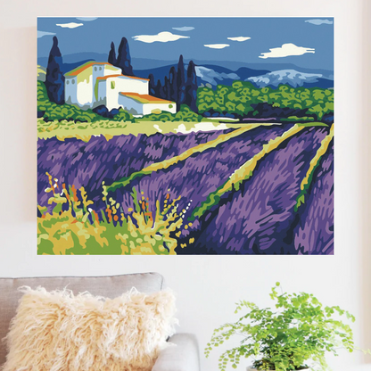 Lavender Love in Provence Paint by Numbers Kit - Craftmate