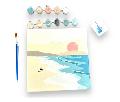 Paradise Beach Paint by Numbers Kit