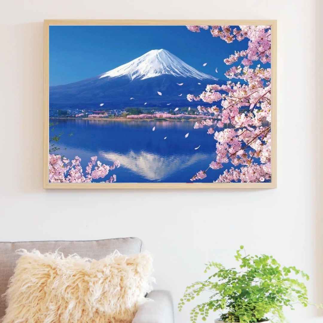 Blossoming Mt. Fuji Paint by Numbers Kit