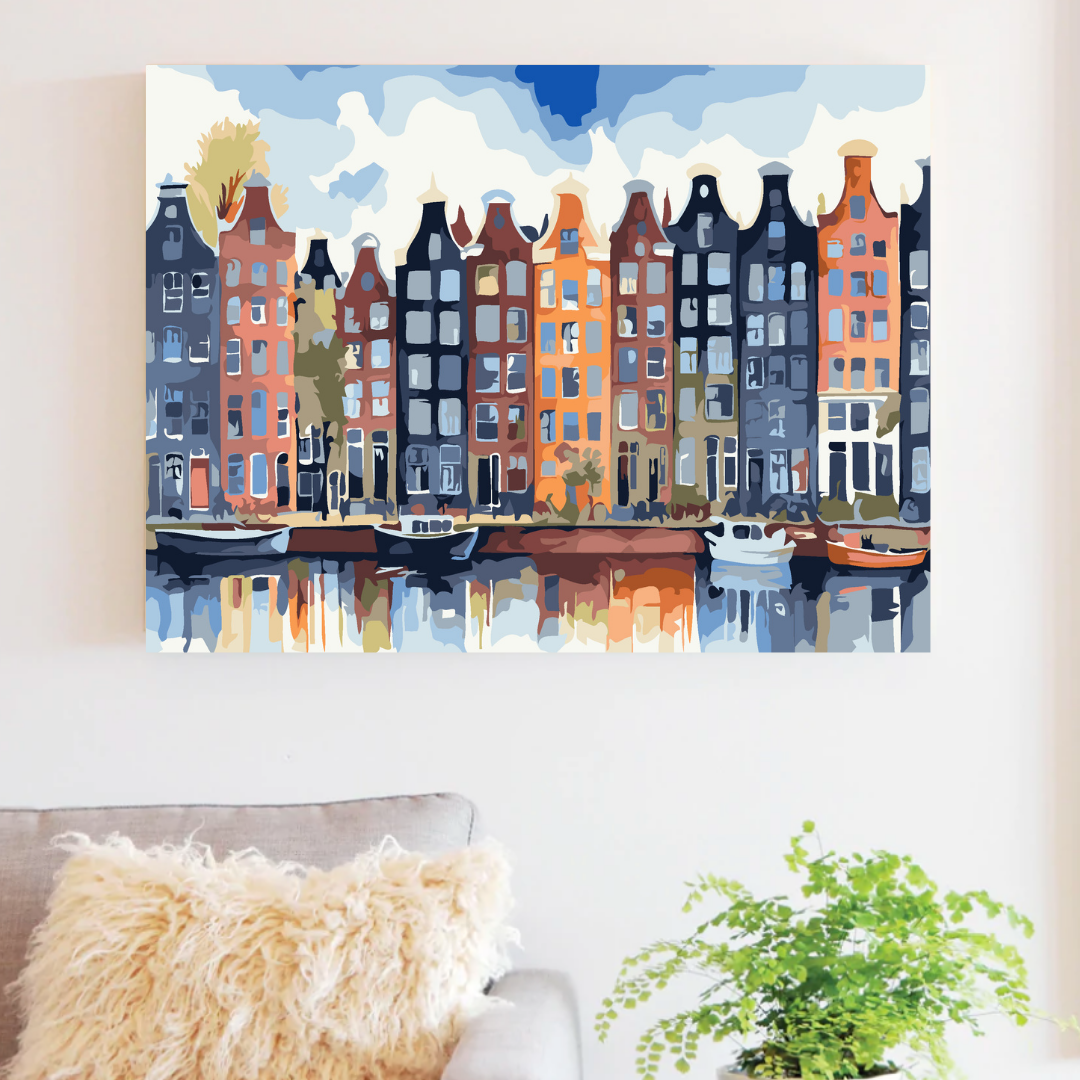 Amazing Amsterdam Paint by Numbers Kit